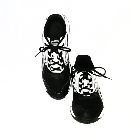 ASICS Gel 2 Trainers/ Sneakers in Black & White, Size 9.5 - Picture 3 of 12